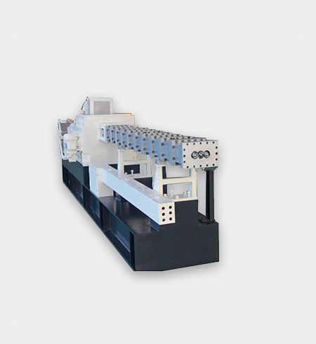 Triple screw extruder